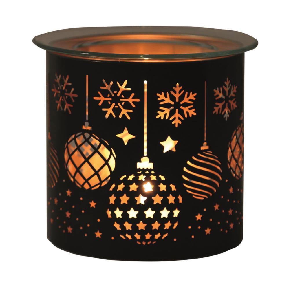 Aroma Black Baubles Jar Sleeve & Wax Melt Warmer £6.29